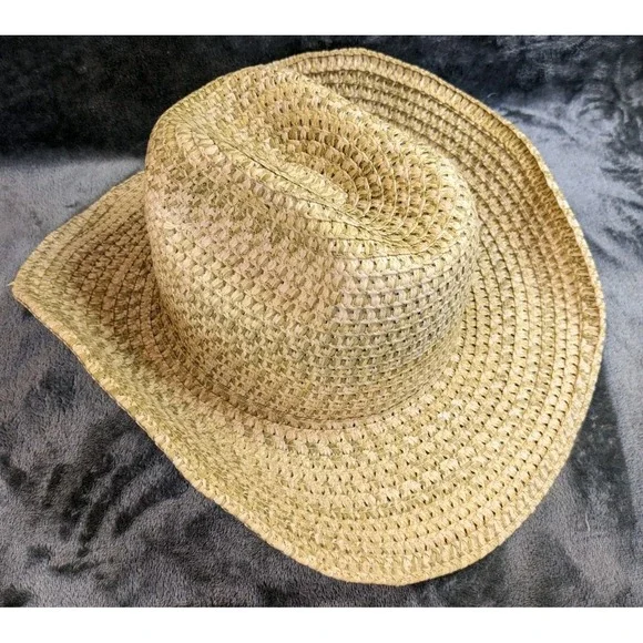 Giovanni Florence New York Straw Cowboy Hat‎ Western Style Woven Summer Sun Hat - Picture 5 of 7